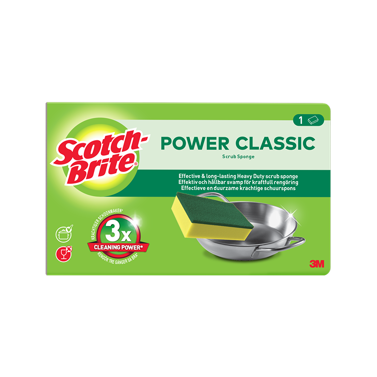 3M - Scotch Brite Power Classic Scrub Sponge