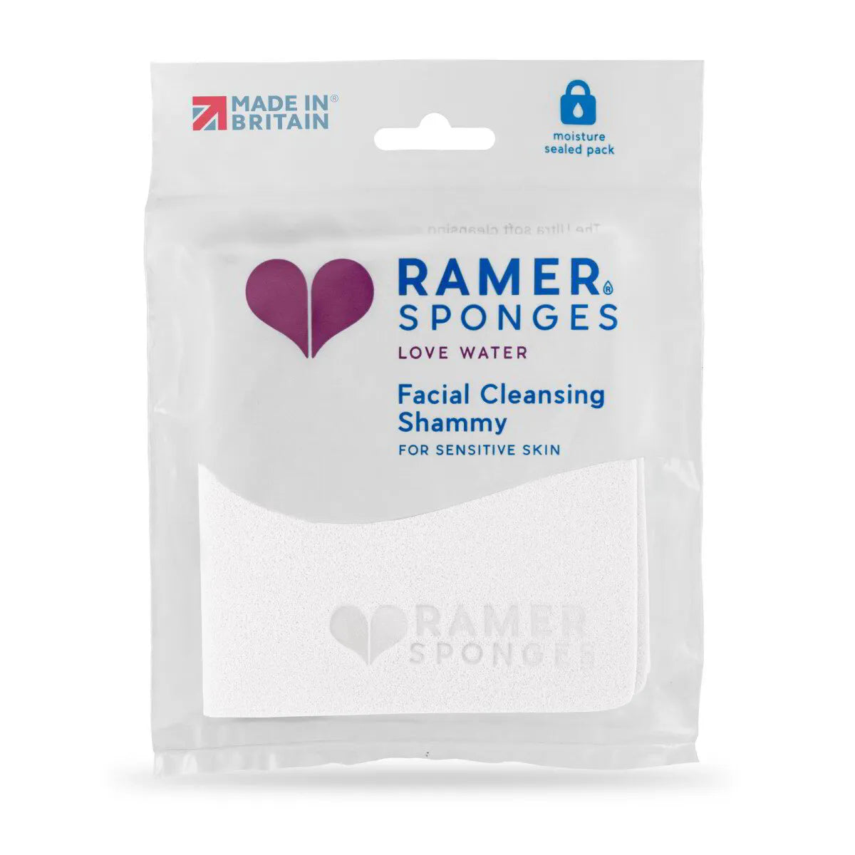 Ramer Facial Cleansing Shammy - For Sensitive Skin -