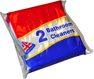 Super Bright 2 Pack Bathroom Cleaning Sponges.