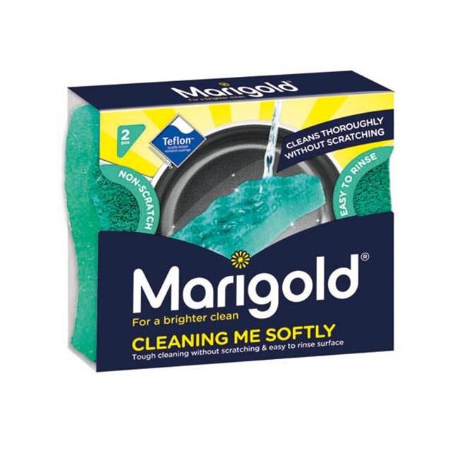 Marigold Cleaning Me Softly Non Scratch Scourers(2 Pc Pack)