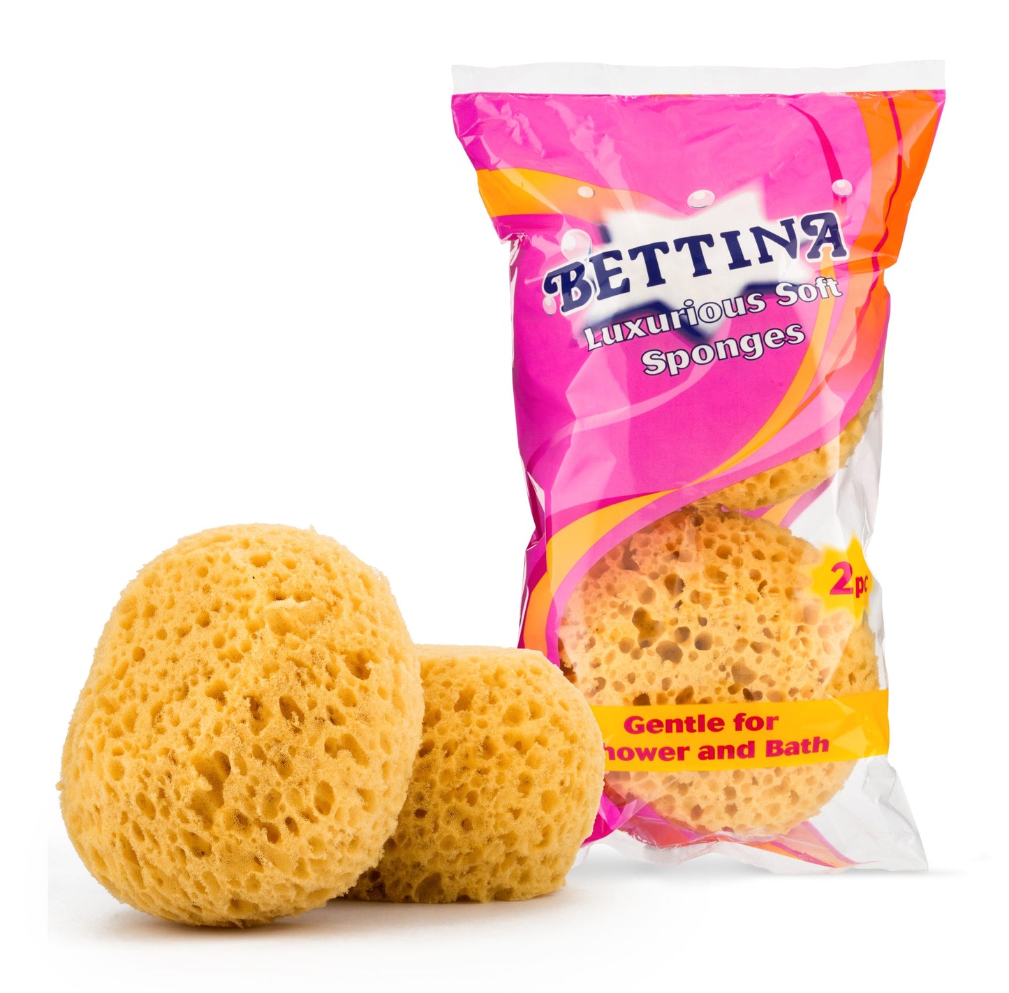 2 Pack Bettina Luxurious Soft Sponges