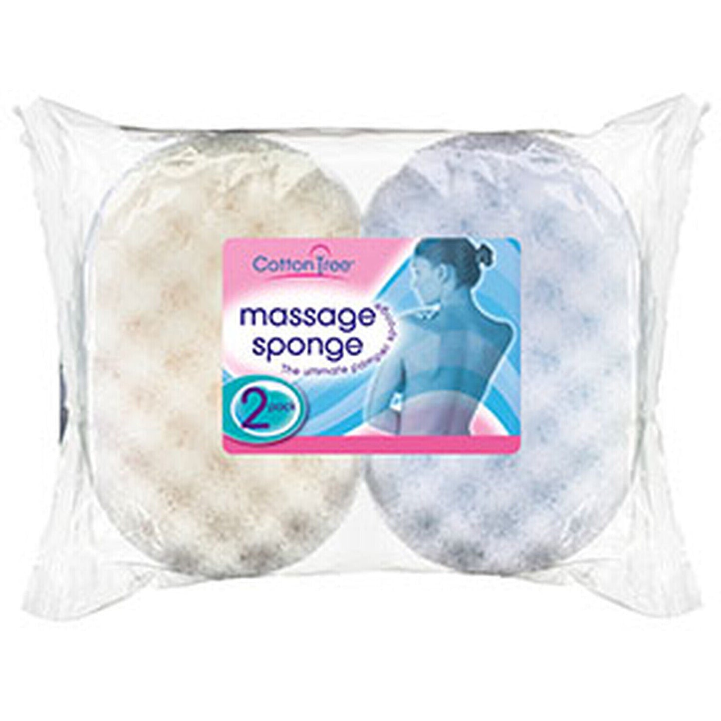 Cotton Tree 2 Pack Massage Sponges