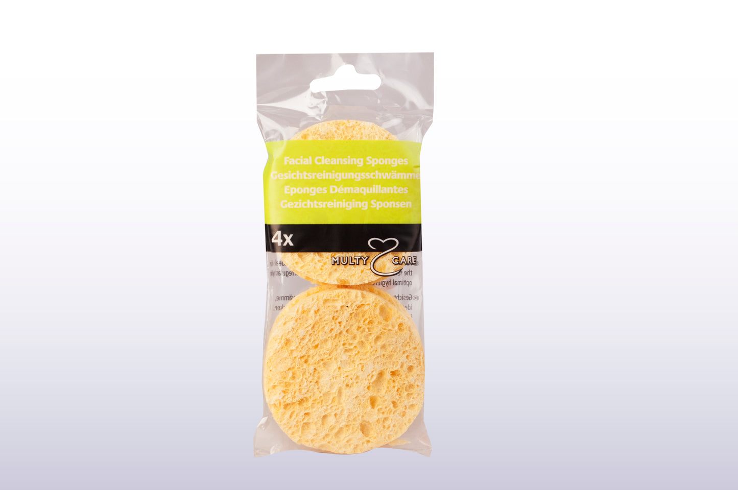 Multy 4 Pack Facial Cleansing Sponges