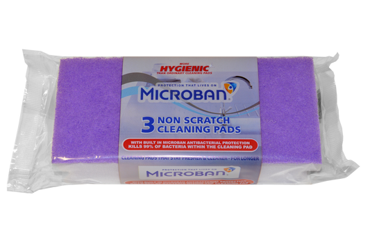 Microban 3 Non Scratch Cleaning Pads