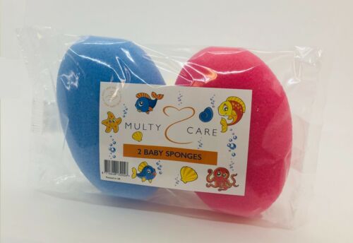Multy 2 Pack Oval Baby Sponges