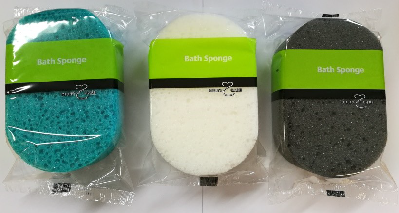 Multy Single Pack Bath Sponge - Colour Choice Available: