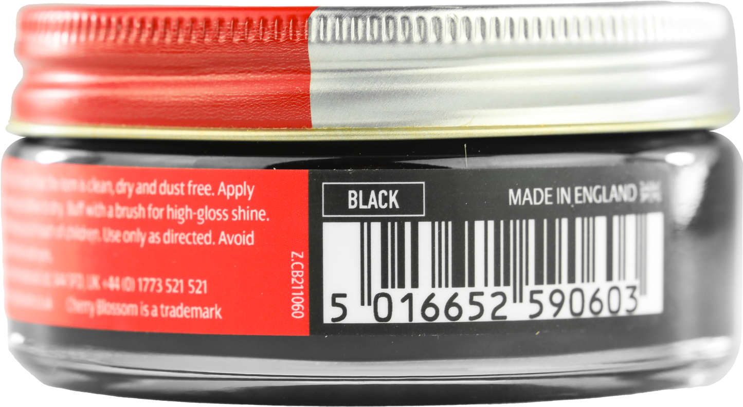 Cherry Blossom Platinum Range - Renovating Shoe Cream - Black - 50ml