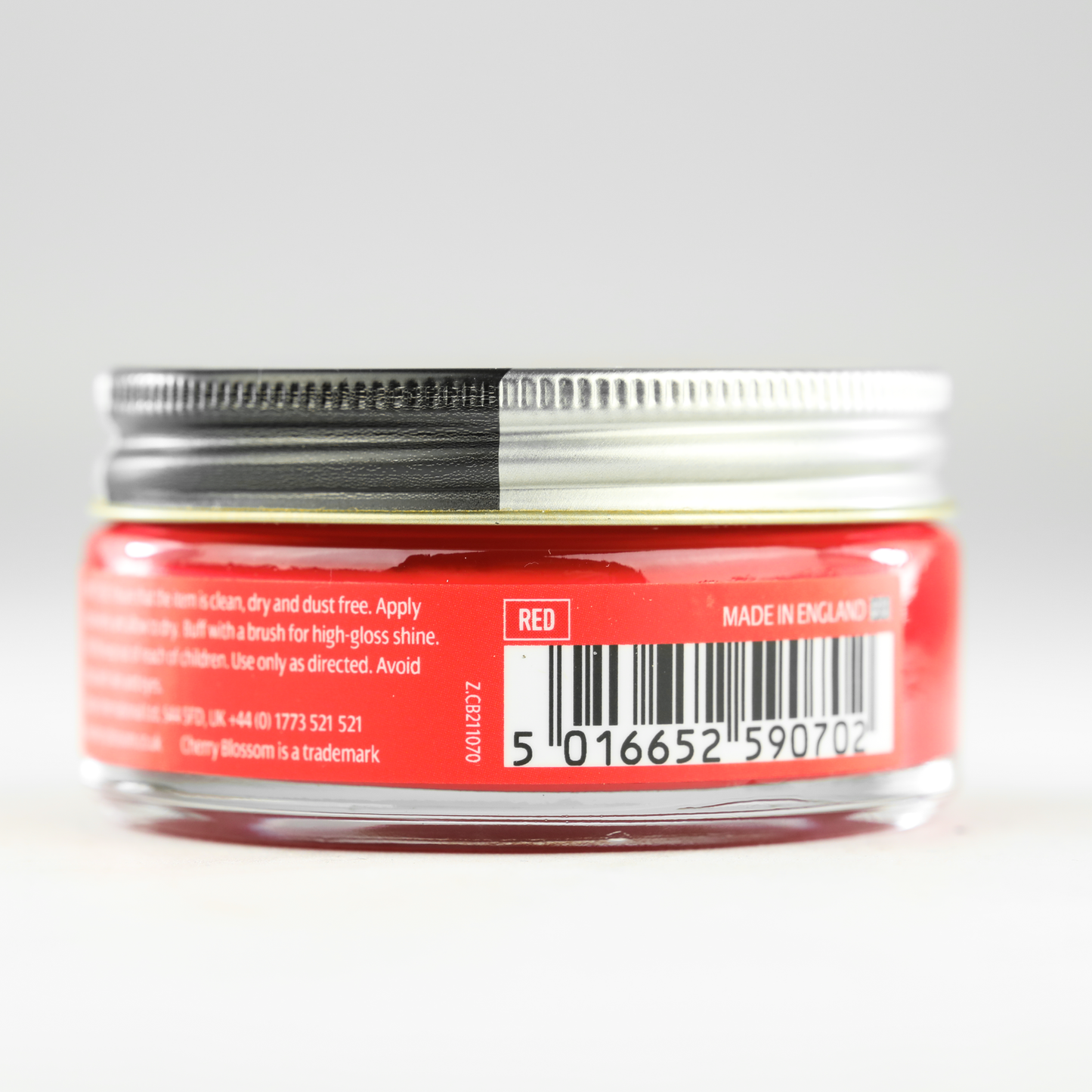 Cherry Blossom Platinum Range - Renovating Shoe Cream - Red - 50ml