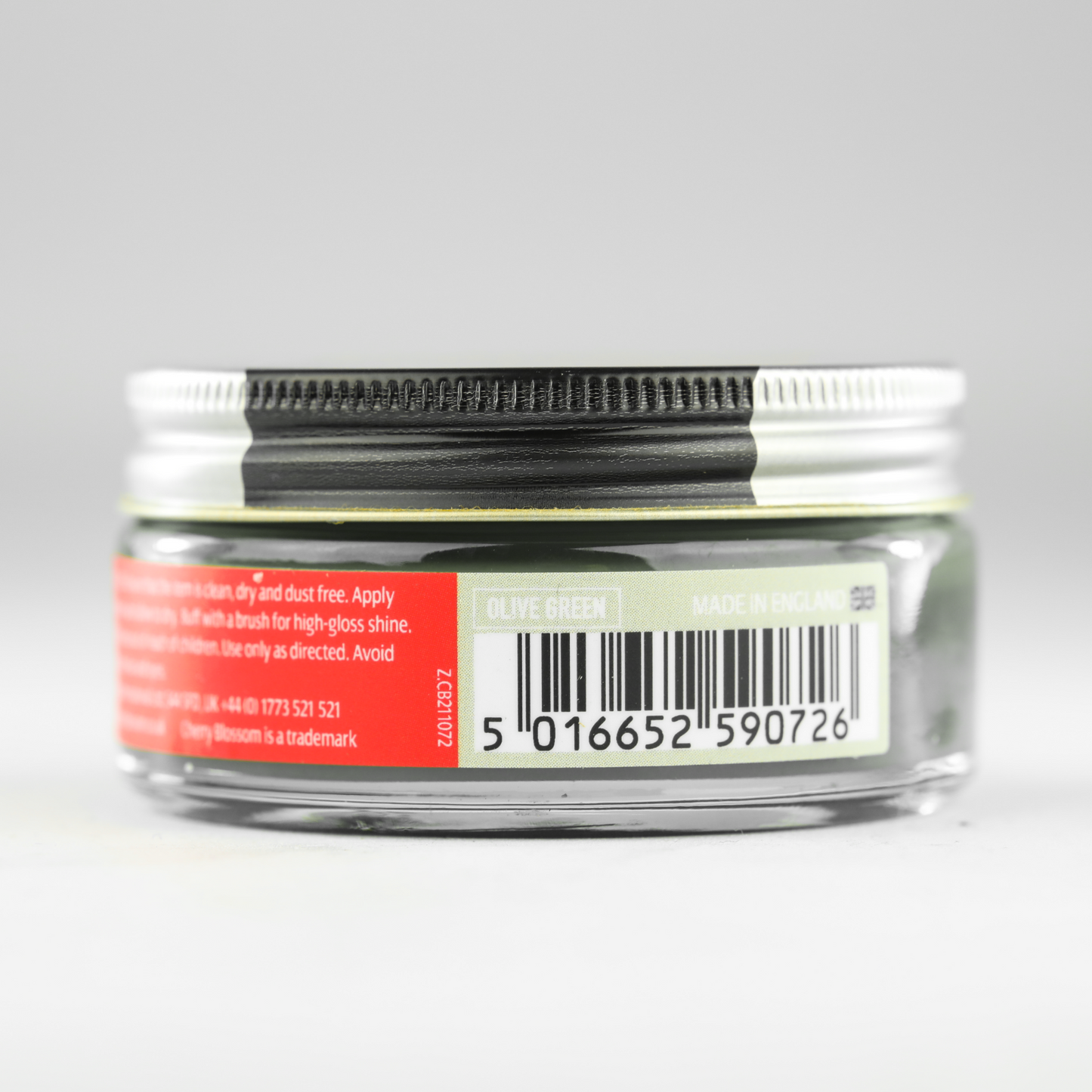 Cherry Blossom Platinum Range - Renovating Shoe Cream - Olive Green - 50ml