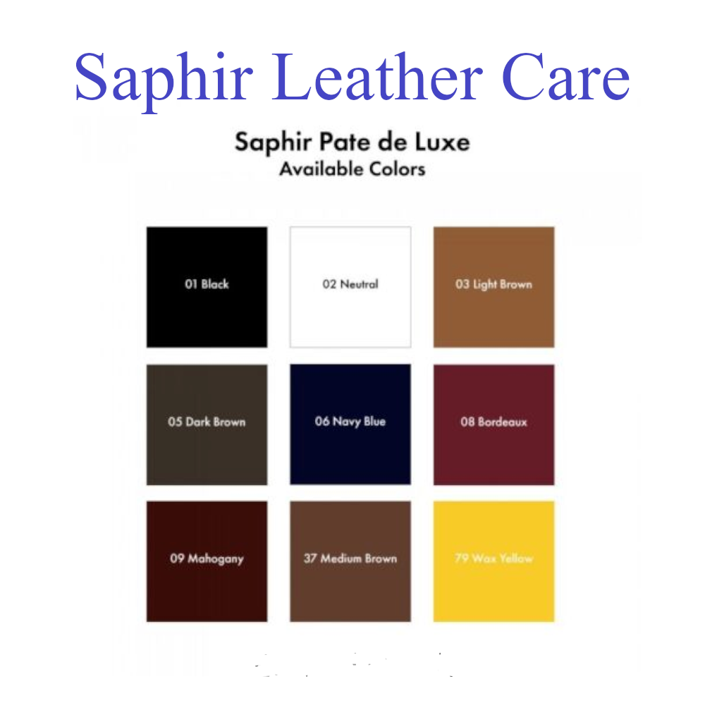 Saphir Beaute Du Cuir Pate De Luxe Polish - 50ml - Choose Your Colour: