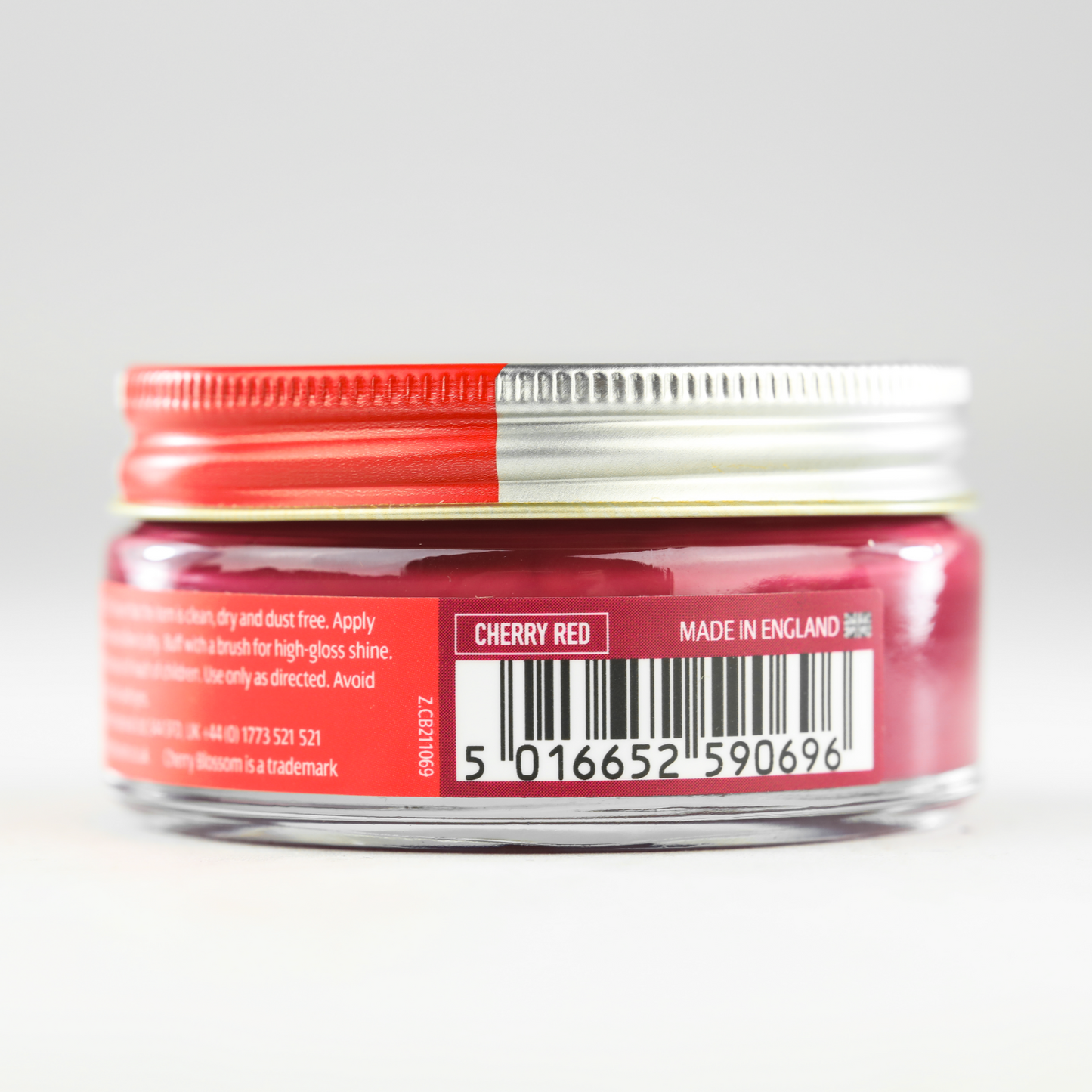Cherry Blossom Platinum Range - Renovating Shoe Cream - Cherry Red - 50ml