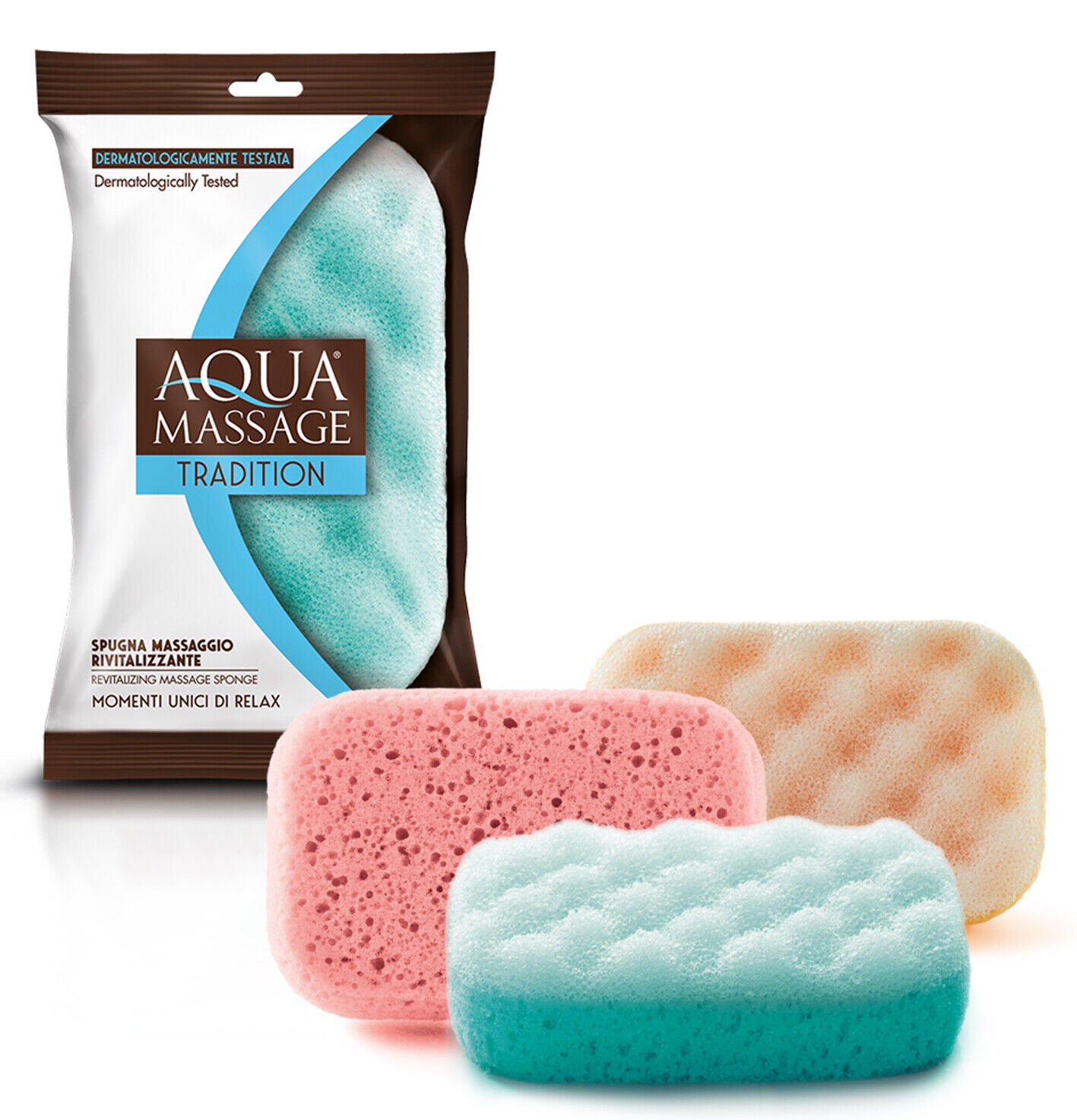 Aqua Massage Revitalizing Massage Sponge - Dermatologically Tested