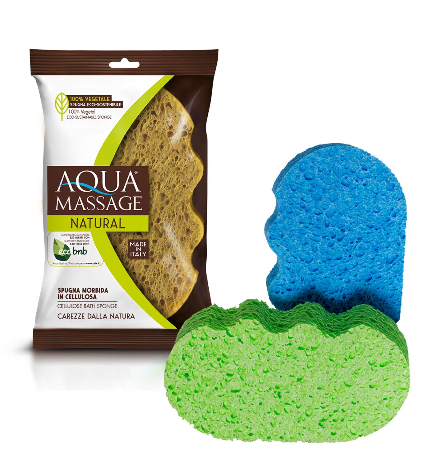 Aquamassage Cellulose Bath Sponge - Eco-Sustainable Sponge