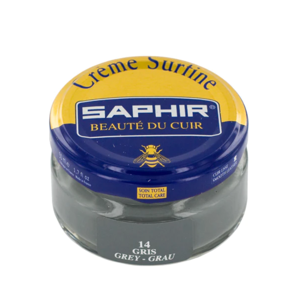 Saphir Beaute De Cuir - Creme Surfine - Shoe Cream - 50ml - Grey