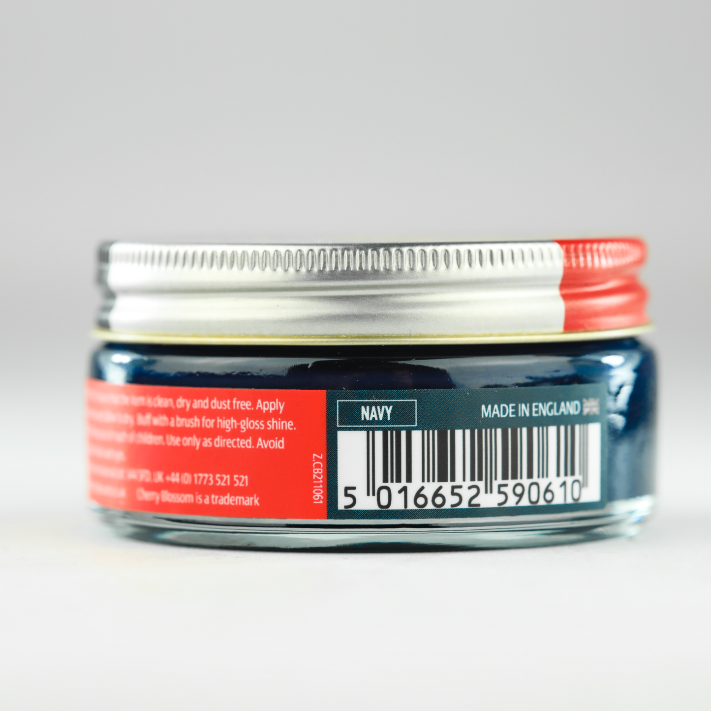 Cherry Blossom Platinum Range - Renovating Shoe Cream - Navy - 50ml