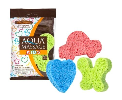 Aqua Massage Kids Soft Cellulose Bath Sponge