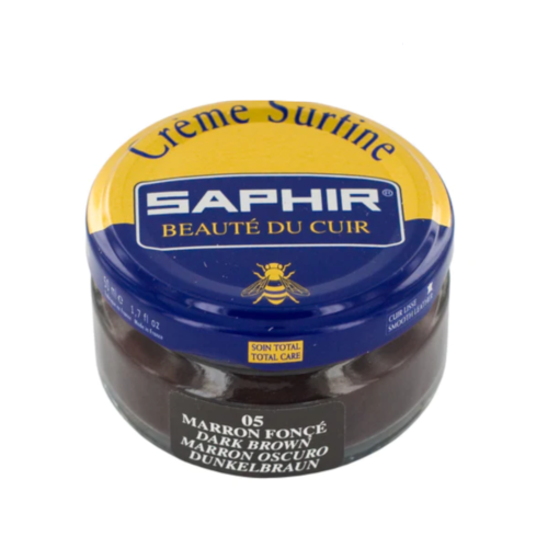 Saphir Beaute De Cuir - Creme Surfine - Shoe Cream - 50ml - Dark Brown