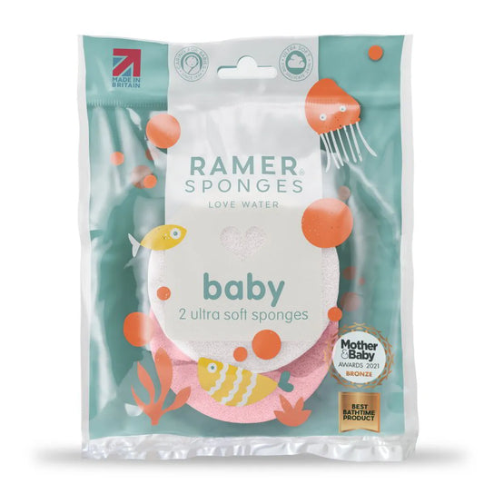 Ramer Ultra Soft Baby Sponges - 2 Pack
