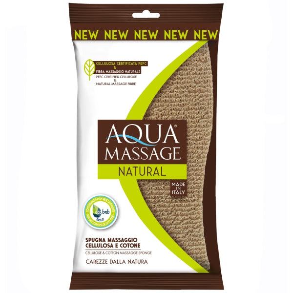 Aqua Massage Cellulose & Cotton Massage Sponge