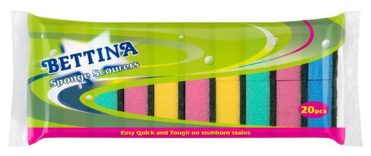Bettina 20 Pack Sponge Scourers