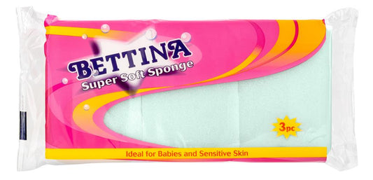 Bettina 3 Pack Super Soft Sponge