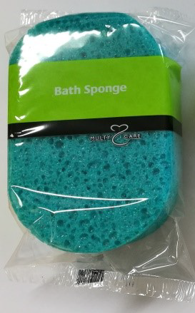 Multy Single Pack Bath Sponge - Colour Choice Available: