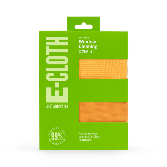 E-Cloth - Surfaces - Window Cleaning 2 Cloth Pack