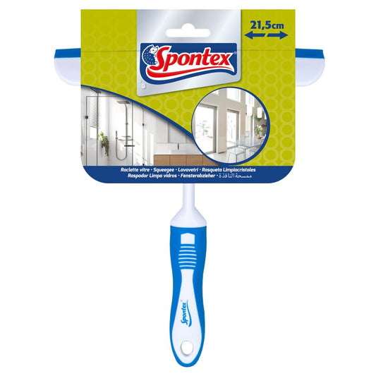 Spontex Window Squeegee - 21.5cm Wide Rubber Blade