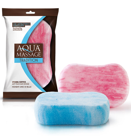 Aqua Massage Soft-Touch Bath Sponge - Sanitized By Antibacterial