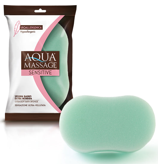 Aqua Massage Extra Soft Bath Sponge - Hypoallergenic.