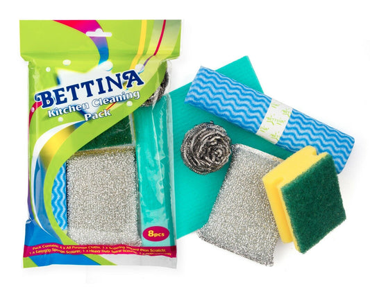 Bettina 8 Piece Kitchen Cleaning Pack