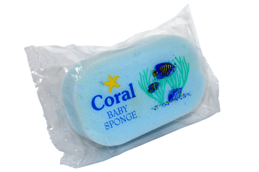 Coral Baby Sponge - 10 Packs